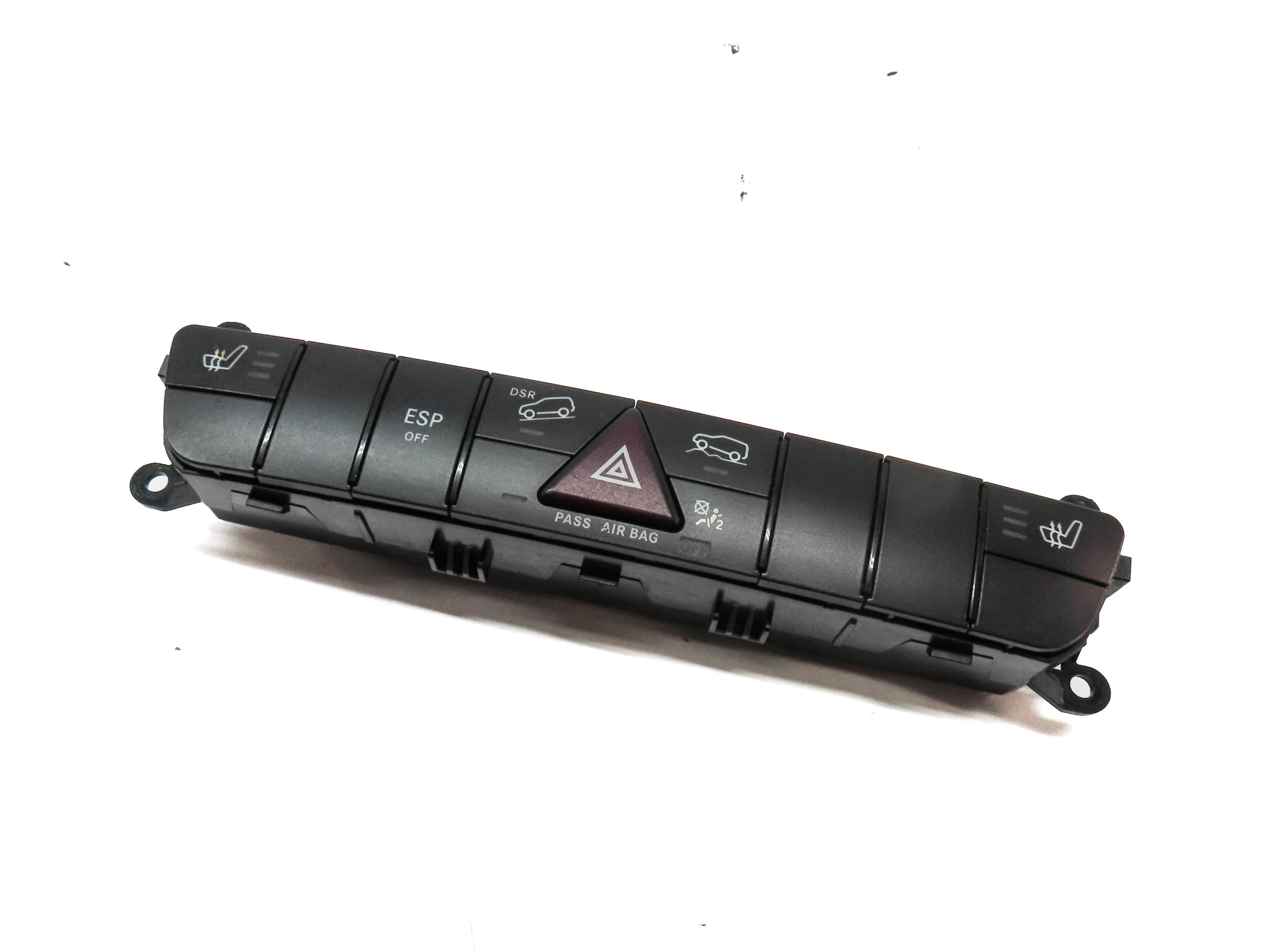 08 MERCEDES ML550 W164 SEAT HEATER HILL DESCENT TERRAIN ESP HAZARD SWITCH PANEL — exact item pictured